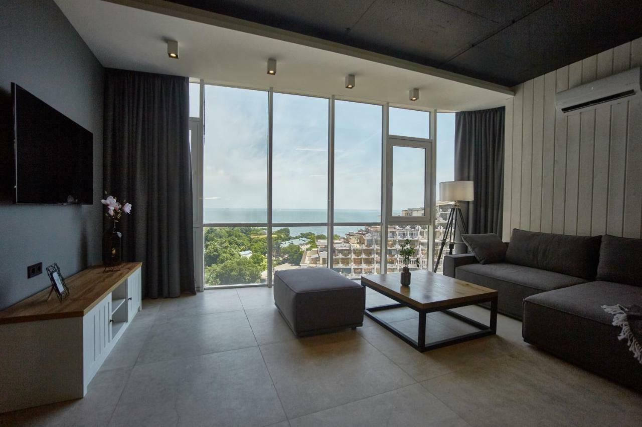 Gagarin Plaza Luxury Sea View Apartments Одеса Екстериор снимка