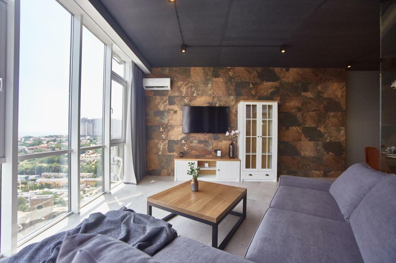 Gagarin Plaza Luxury Sea View Apartments Одеса Екстериор снимка