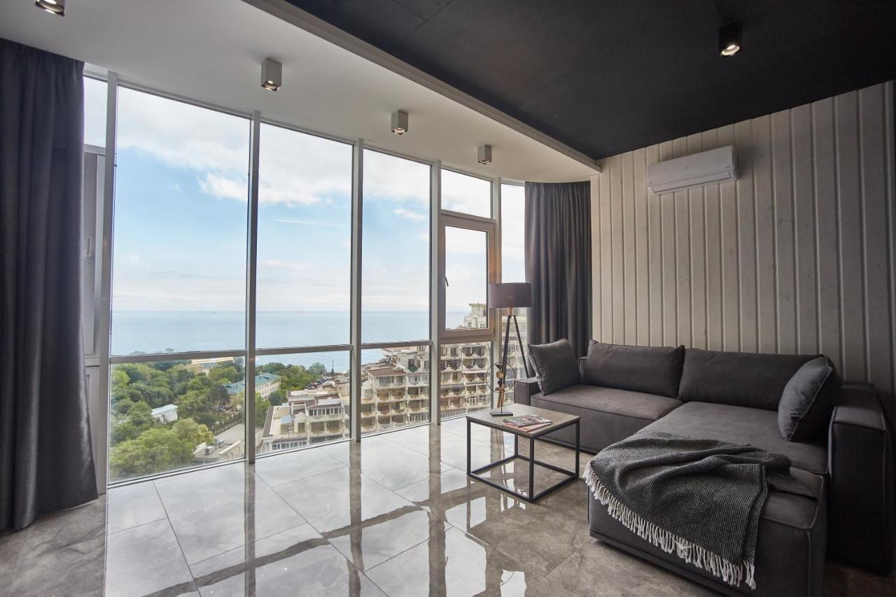 Gagarin Plaza Luxury Sea View Apartments Одеса Екстериор снимка